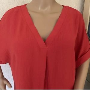 New Directions Women’s Top Medium NEW W/TAGS* V-neck, Short Sleeves